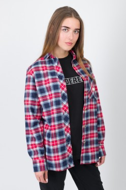 Рубашка Harbor Lady Синий Темный/Красный/Белый