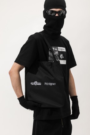 Сумка-авоська Tote CODERED × Petrograff Чёрный