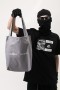 Сумка-авоська Tote CODERED × Petrograff Серый светлый
