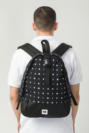 Рюкзак Standart Mini Структура Черный/Белый