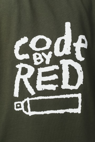Футболка Wide T Болотный Code By Red