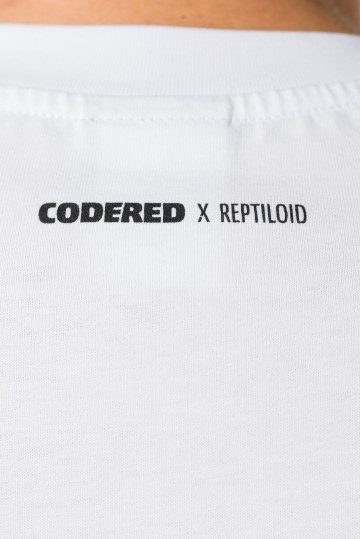Футболка T+ CODERED x Reptiloid Белый