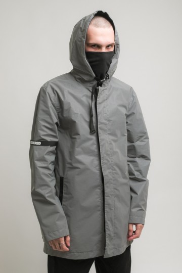 Upfront 2 COR Raincoat Gray Reflective