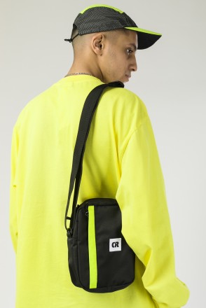Code A5 Bag Black/ Fluorescent Lemon