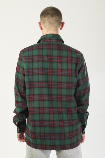 Рубашка Harbor Slim Зеленый лесной/Красный винтаж/Черный/Синий