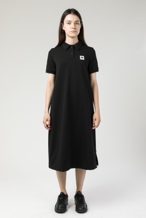 Платье с коротким рукавом Direct Черный