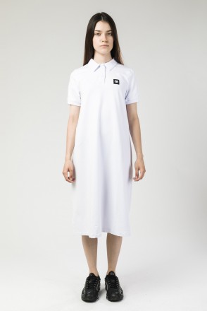 Direct Polo Dress White