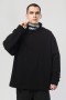 Водолазка оверсайз Rollneck Wide Чёрный Coderedneck