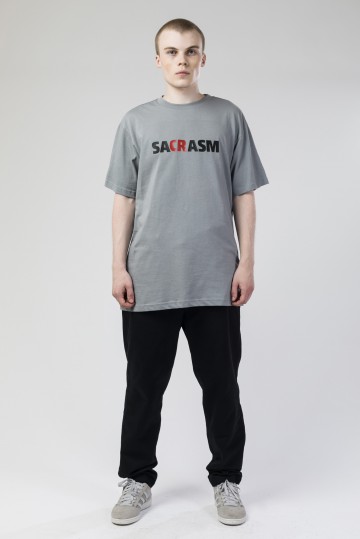 T+ SaCRasm T-shirt Ash Gray