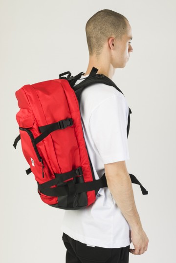 Tour Backpack Red Oxford/Black Art.Leather