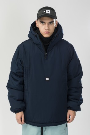 Chrome Wide Anorak Ink Blue
