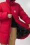 Куртка Puffed Long Красный
