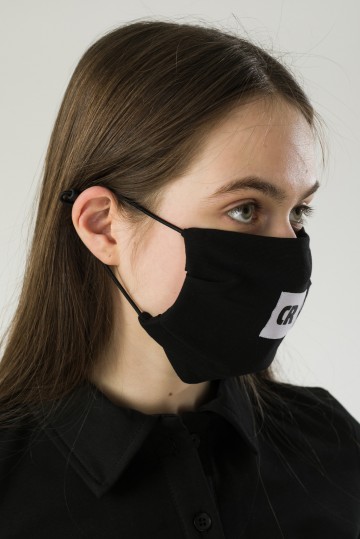 C Mask Black French Terry