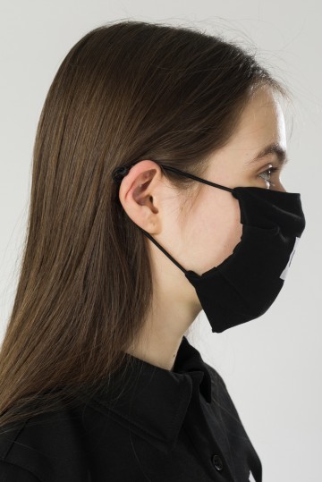 C Mask Black French Terry