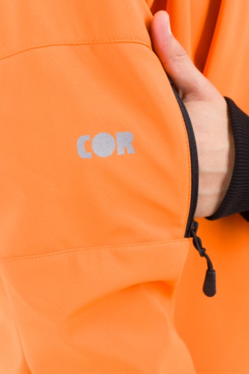 Firm 2 Windbreaker/Crew-neck Orange/Orange Hood