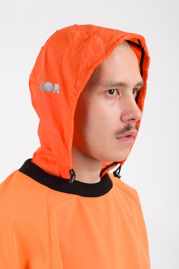 Firm 2 Windbreaker/Crew-neck Orange/Orange Hood