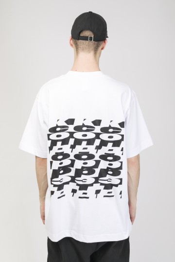 Футболка T-Shirt Cyrillic Mix Back Pattern Белый