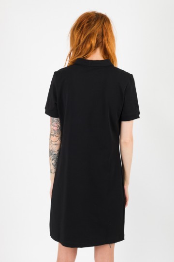 Платье с коротким рукавом Adress Черное