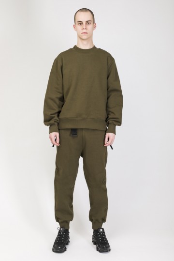 Superwide COR Crew-neck Army Green