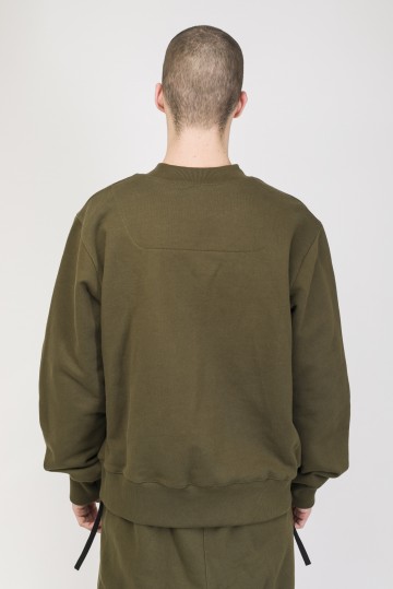 Superwide COR Crew-neck Army Green