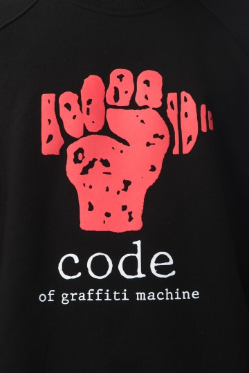 Крюнек Firm Wide Summer Черный Code of Graffiti Machine