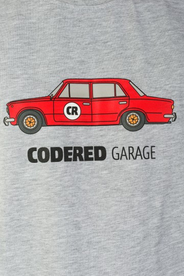 Regular CR Garage T-shirt Gray Melange