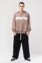 Толстовка Base Hoodie Wide Summer Лого TM Бежевый/Белый принт КОДРЭД