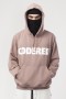 Толстовка Base Hoodie Wide Summer Logo R Бежевый/Белый принт CODERED