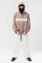 Толстовка Base Hoodie Wide Summer Logo R Бежевый/Белый принт CODERED