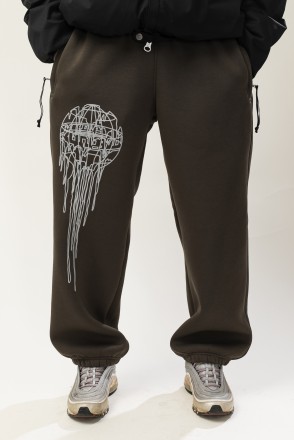 Штаны Trainer КОДРЭД × Ведро Болотный тёмный