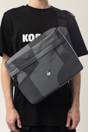 Сумка поясная 600 ml Серый тёмный