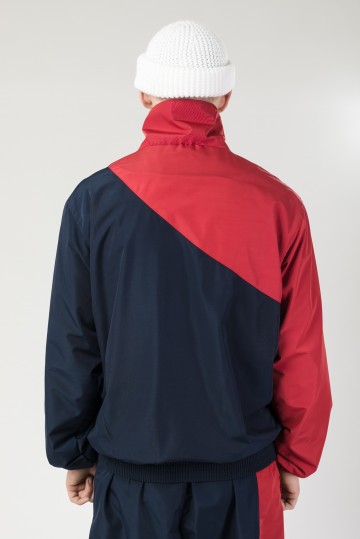 Олимпийка Round Corner Jacket Нэви/Красный Темный